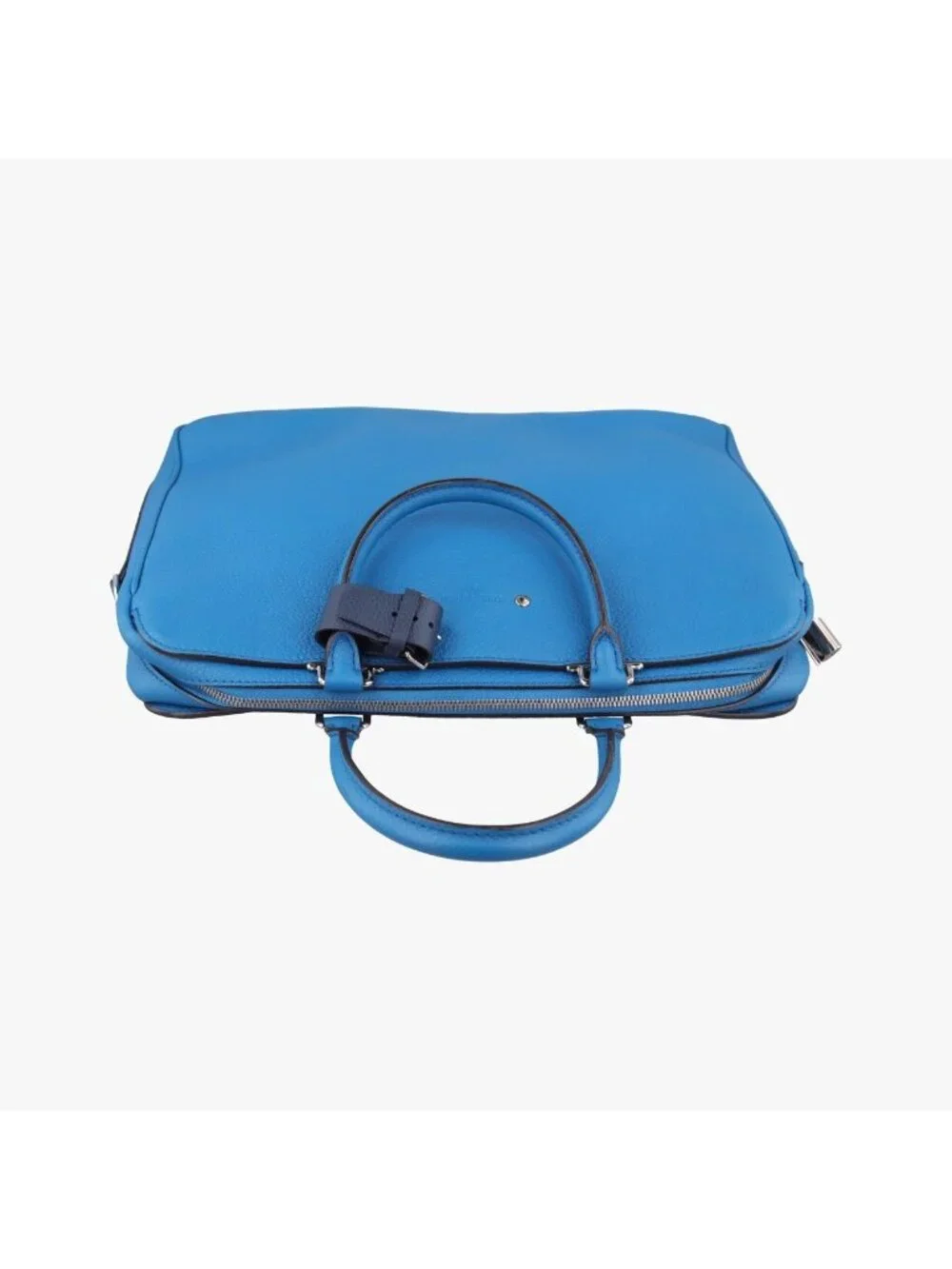 Louis Vuitton Alma Briefcase MM Blue Taurillon Leather
